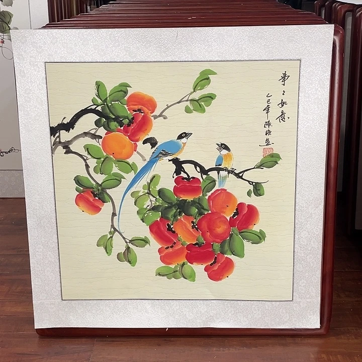 国画带框尺寸63*63厘米