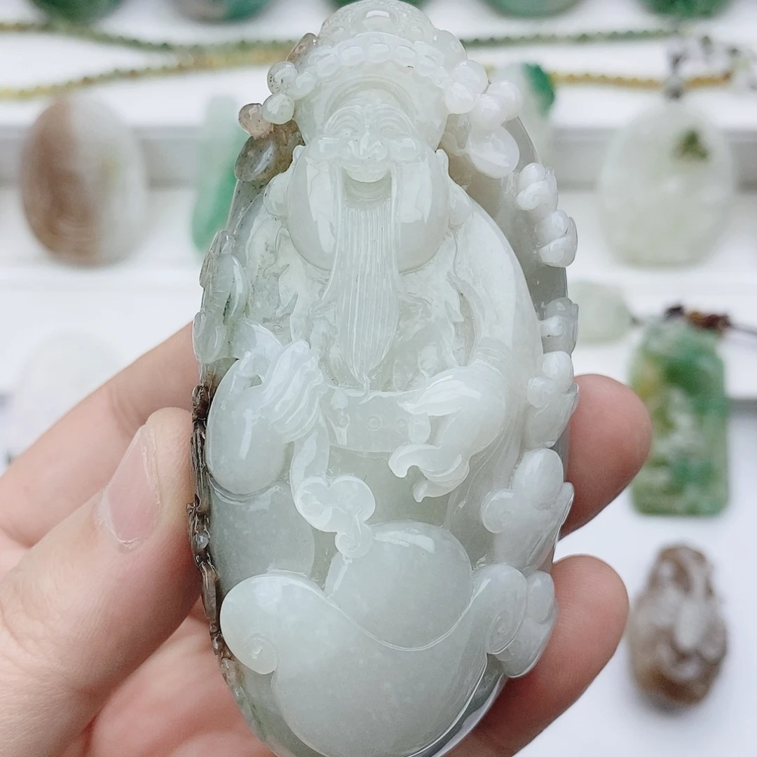 ！***！独山玉未镶嵌颈饰