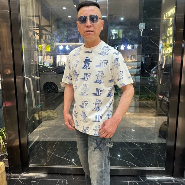 25年夏季新款正品LaofoyeT恤圆领百搭潮流休闲宽松