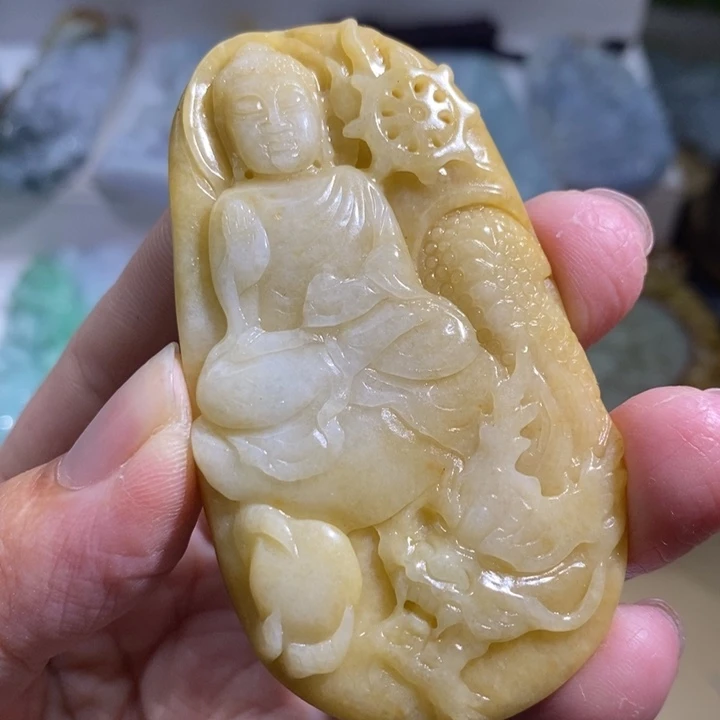 【闪购商品】颈饰未镶嵌翡翠阿咪