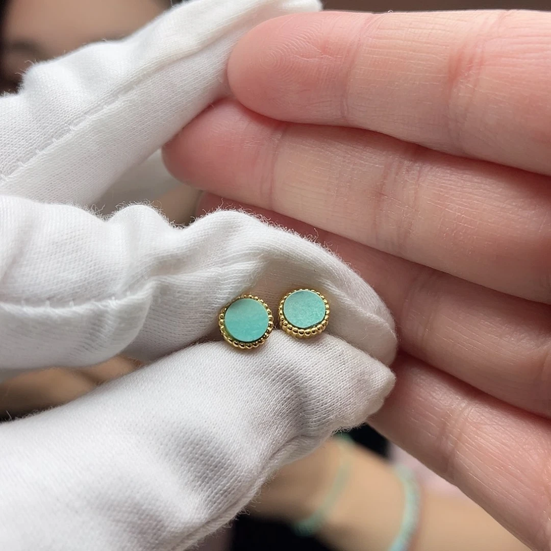 绿松石珠宝奇石银S925镶嵌