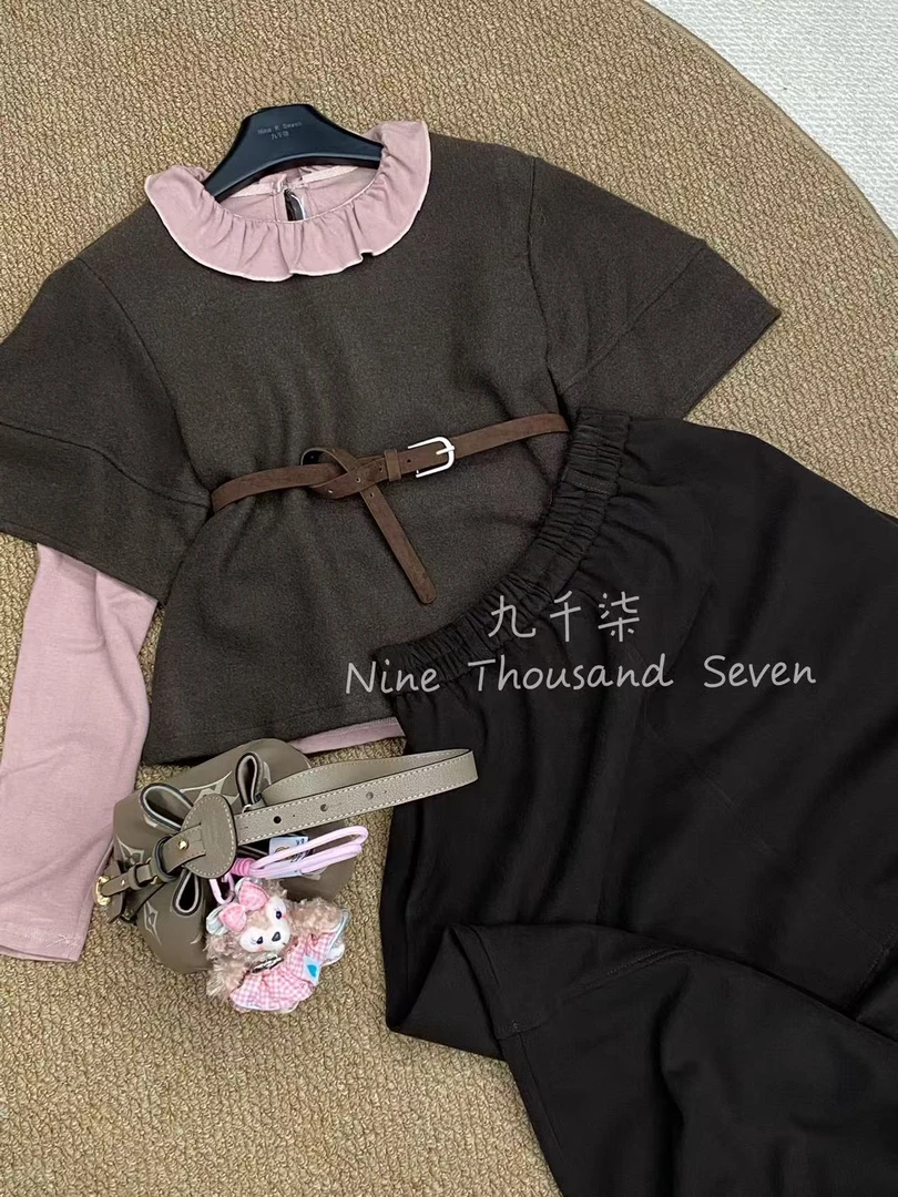 韩档1089·九千柒·咖色四件套 ·“분위기 있는 장소
