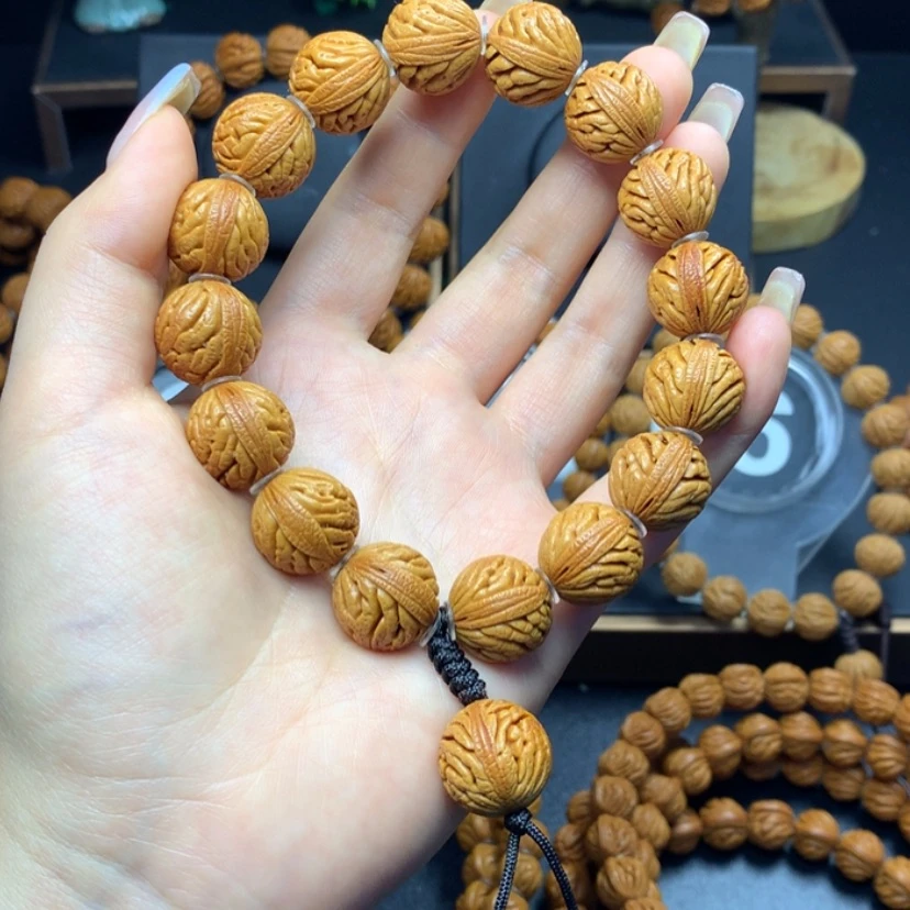 【闪购商品】桃核手串宪**禅绣球16手串