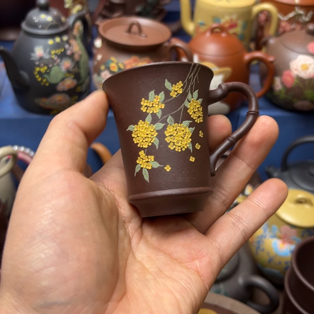 紫砂茶杯紫砂主人杯60cc