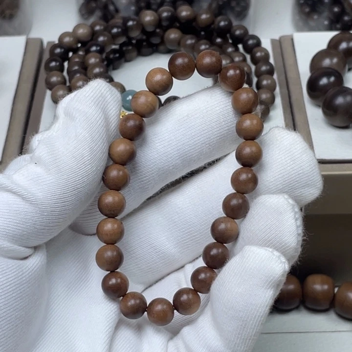 檀香木手串/手链迈索尔正区老山檀香0.8/23黑肉