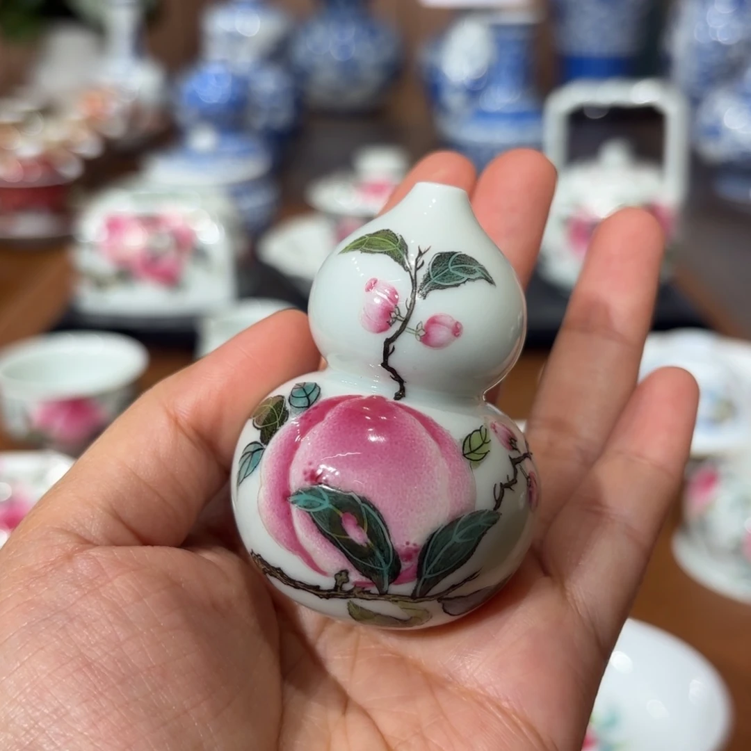 瓷桃葫芦香插 福利