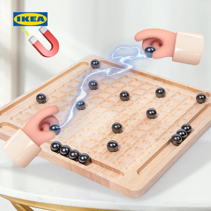 IKEA宜家适用趣味踩雷磁力感应棋 儿童益智磁性对战训练 思维逻辑