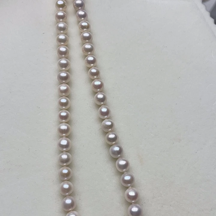 淡水珍珠未镶嵌颈饰卡7➕极光炫彩