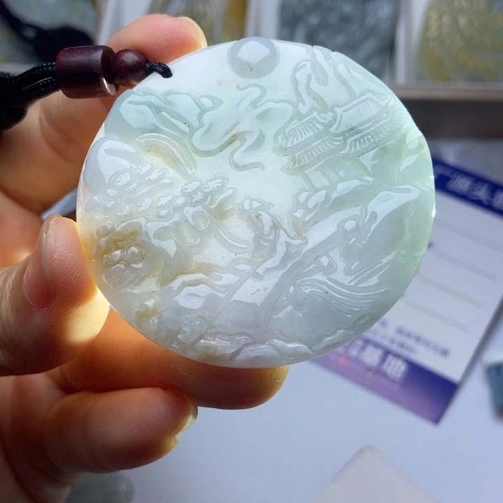 颈饰未镶嵌翡翠翡翠