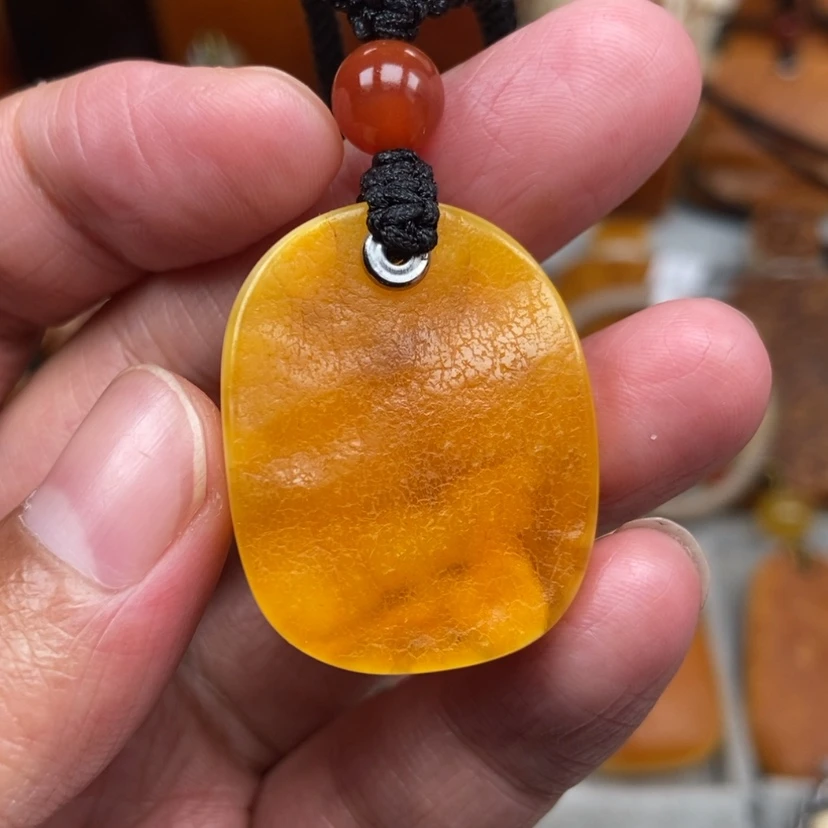 【闪购商品】未镶嵌吊坠(赠链)琥珀（花珀）