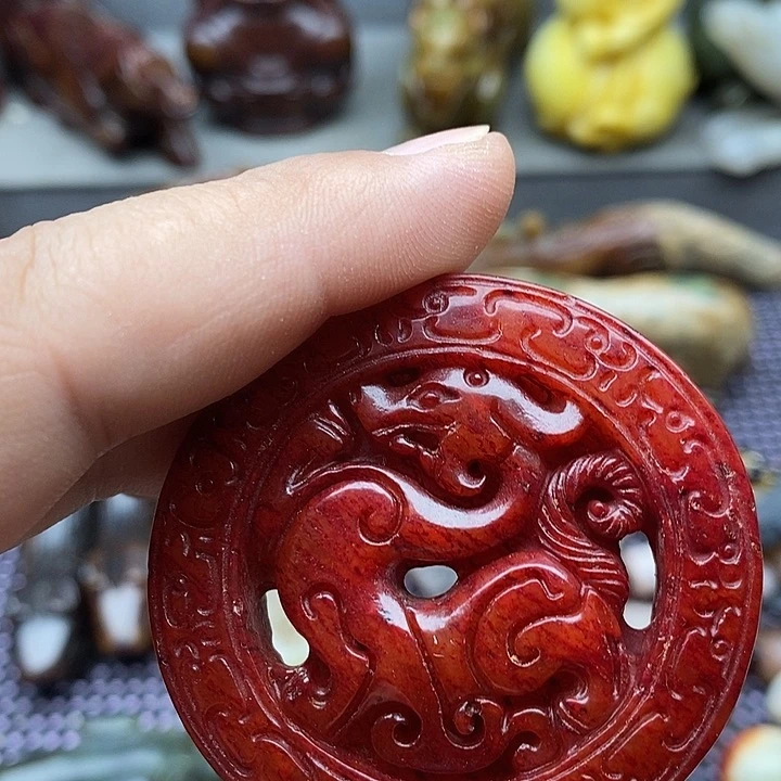 未镶嵌蛇纹石玉颈饰