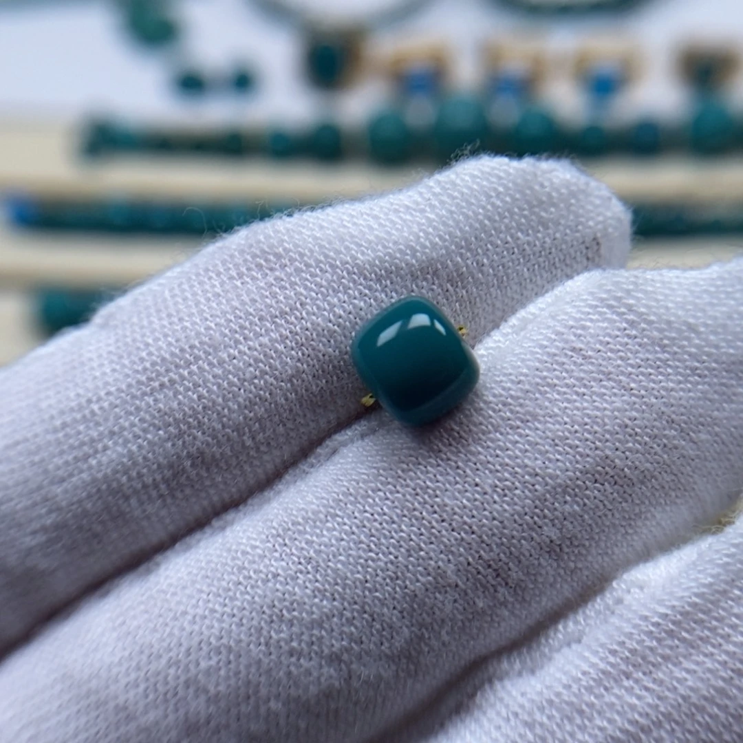 绿松石未镶嵌珠宝奇石老型7.2mm