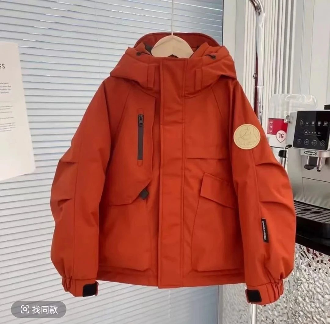 男女童外套春秋款2025新款儿童秋装冲锋衣大童秋季连帽夹克上衣