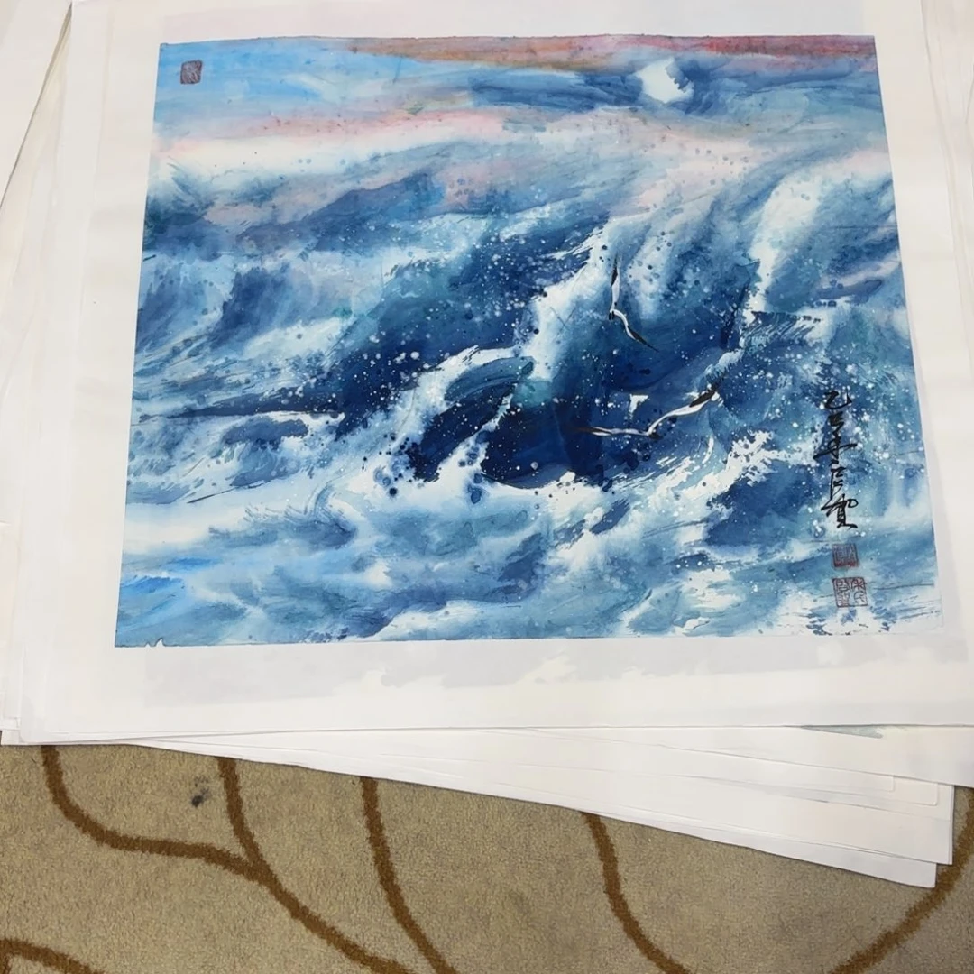 国画国画老师作品刘