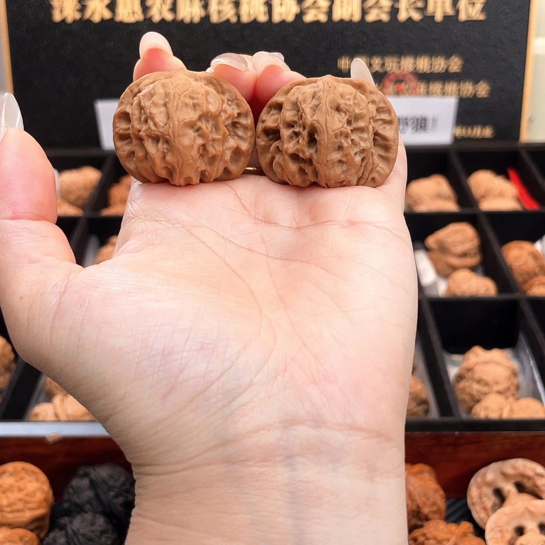 把件文玩核桃S****k37野狼主筋居中对齐小眼睛37A2