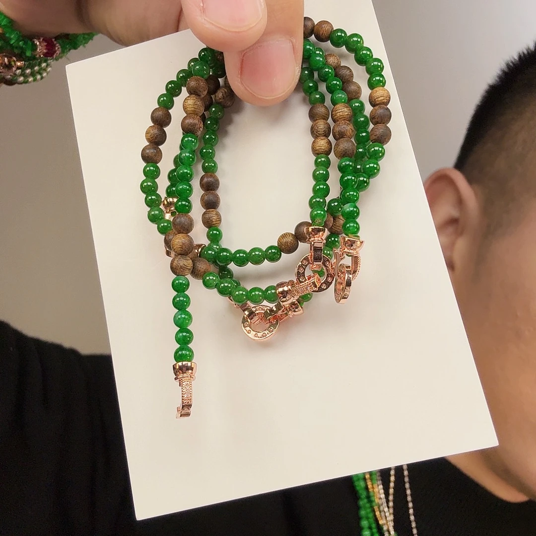 翡翠未镶嵌颈饰多样性发货只发一件