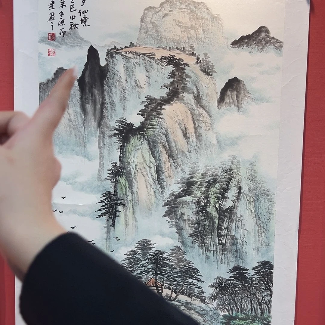 国画曹根建国画作品