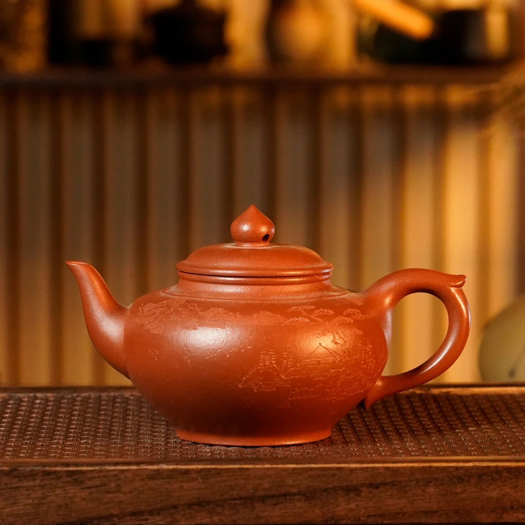 LNF-045  李能發   宜兴手工紫砂   笑樱