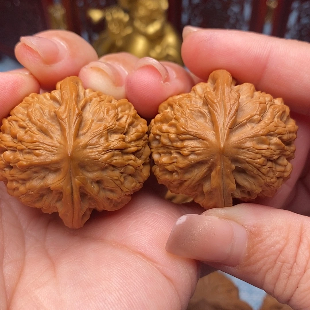 文玩核桃把件38.5全品绝配金牛