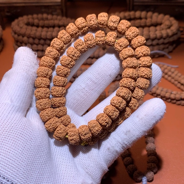 手串金刚菩提藏切盘龙纹叠戴双圈11.5mm
