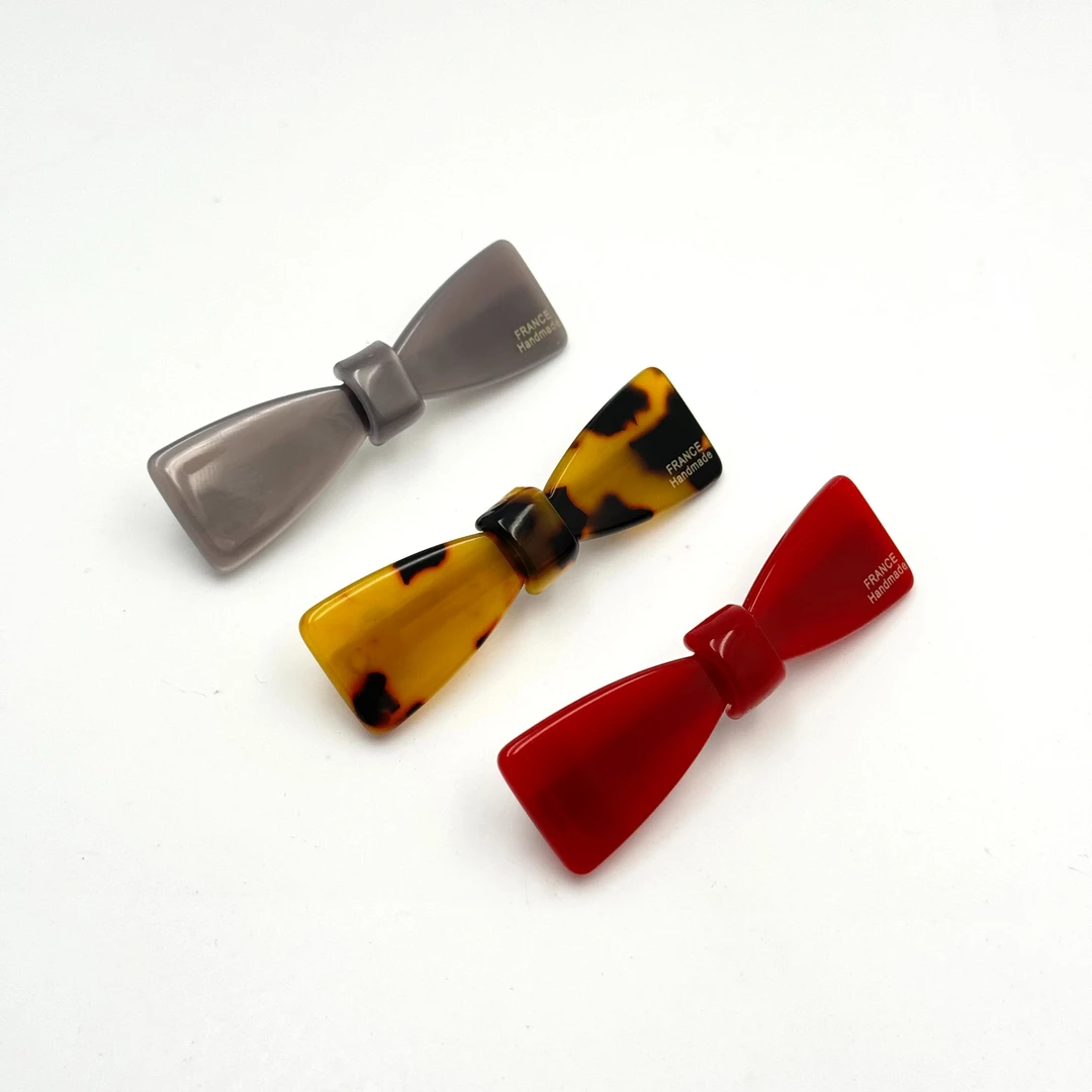 领结百搭弹簧夹时尚边夹半扎夹677-680气质网红简约