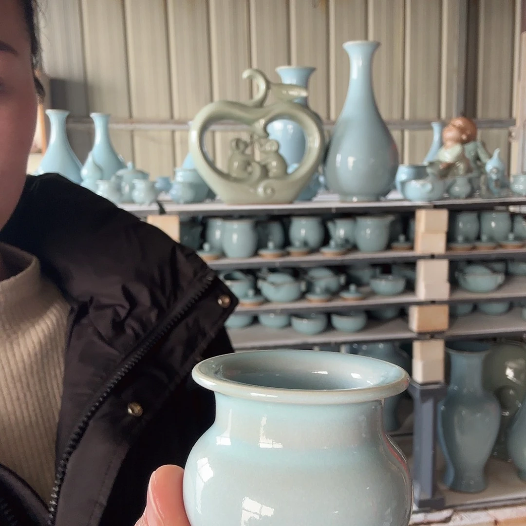 其他汝瓷香炉天青釉