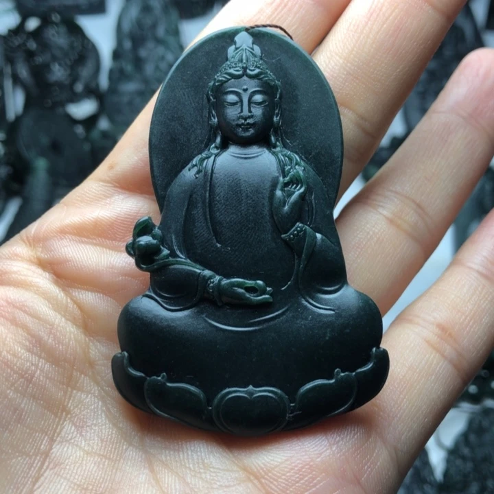 定制翡翠未镶嵌观音