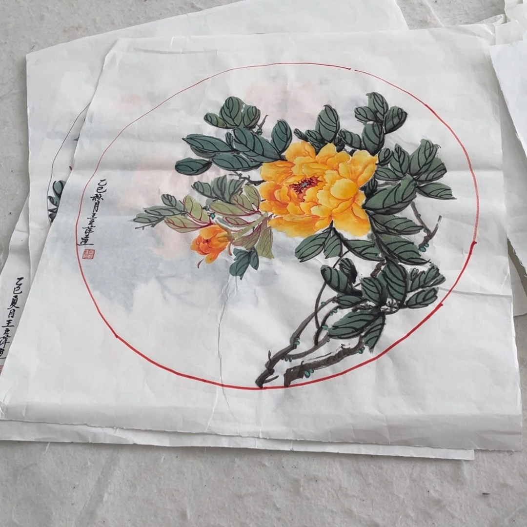 国画王亚萍老师绘画