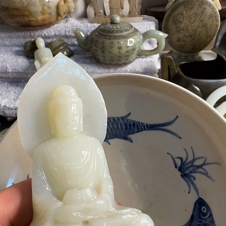 洛***阳瓷片新号开播瓷器一个