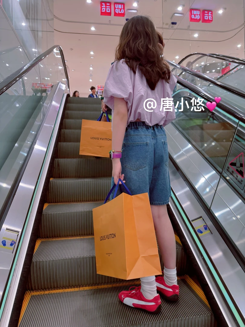 唐小悠 童装定制款 2025小悠同款 东大门新款 洋气百搭牛仔中裤