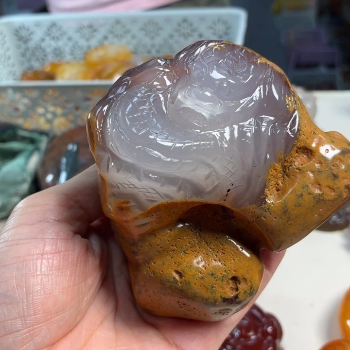 玛瑙/玉髓未镶嵌吊坠(不含链)