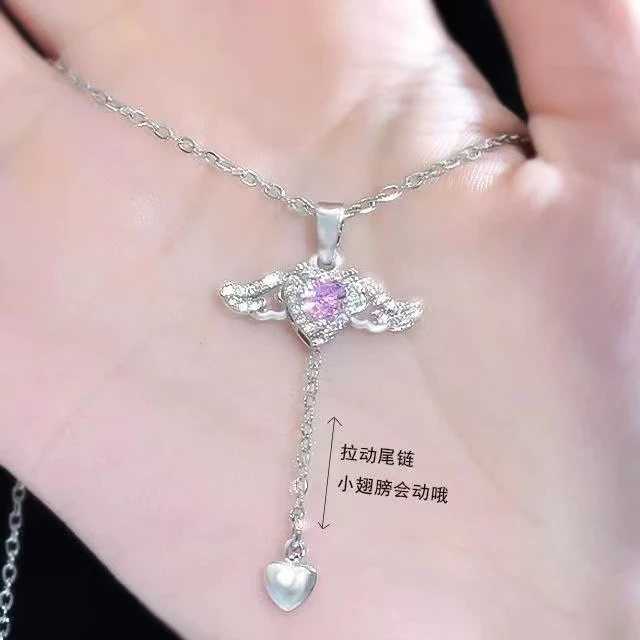 钛钢项链 【新店福利】钛钢项链饰品锁骨链高保色时尚百搭小众灵动