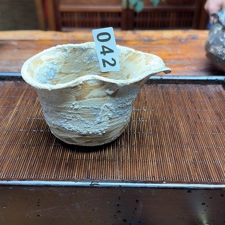 纯手工制作粗陶茶具