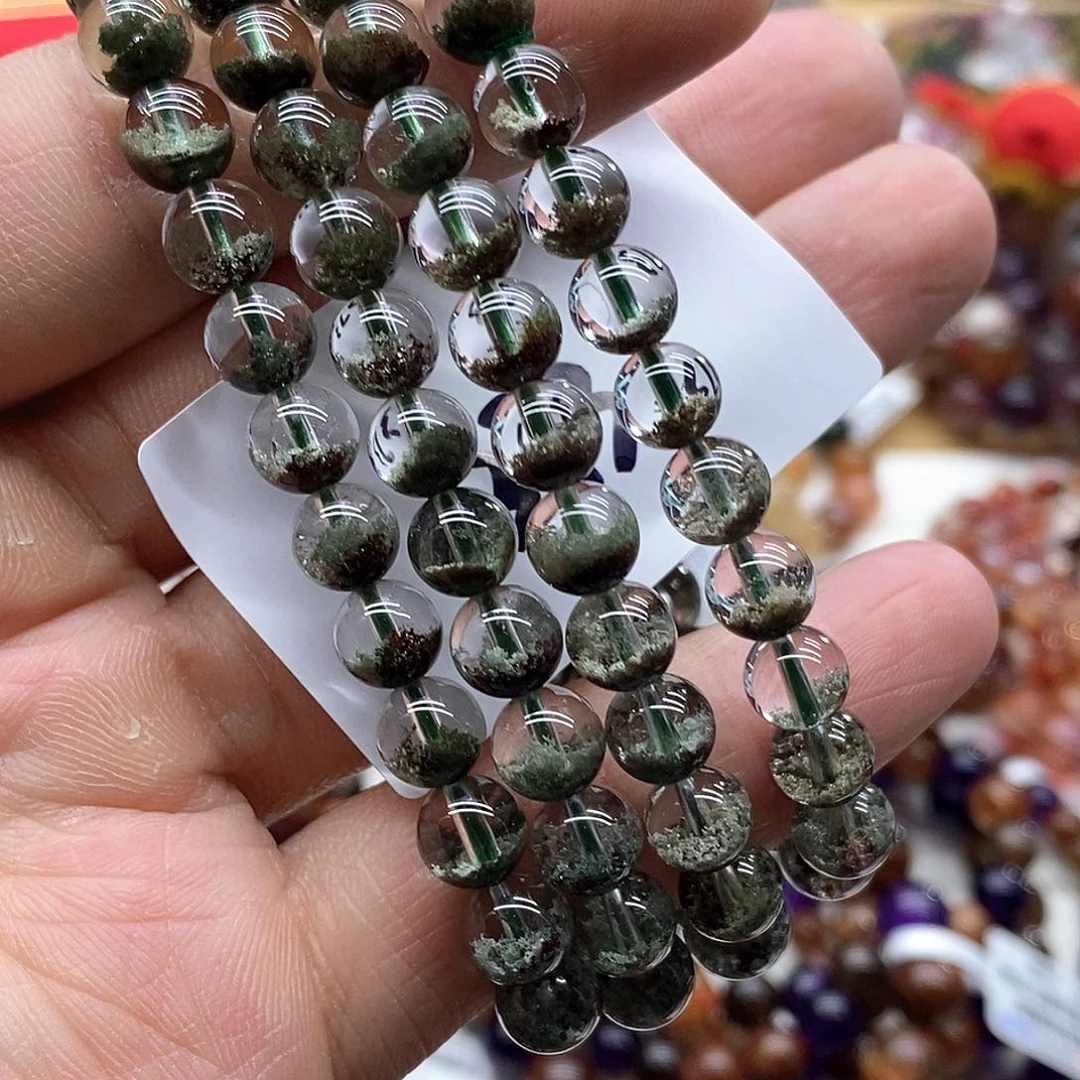 水晶手链未镶嵌多样性发货发一条