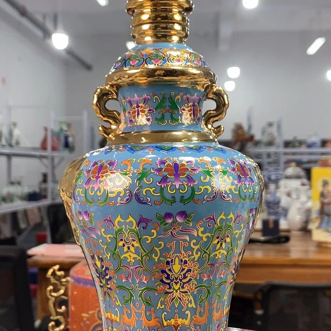 摆件景德镇陶瓷花瓶摆件