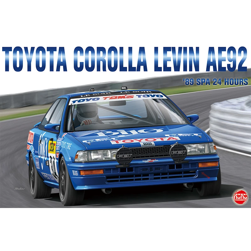 √ 英利 NUNU模型 1/24 丰田 卡罗拉 雷凌 AE92 ’89 SPA PN24016