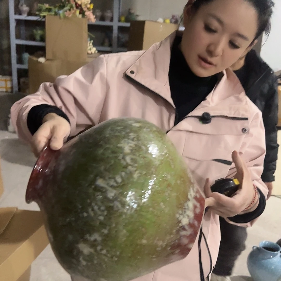 景德镇手工制作花瓶