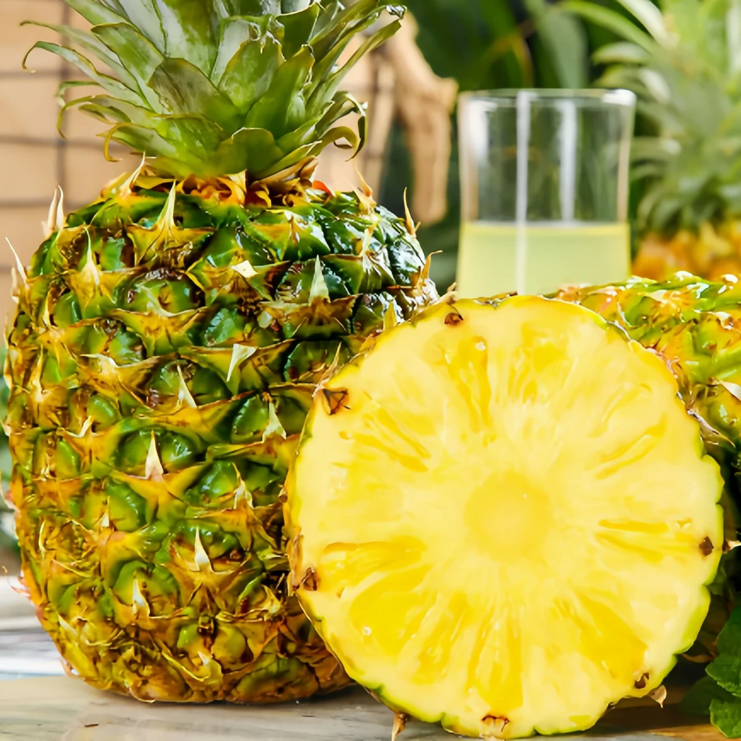 海南金钻凤梨新鲜净重4.5-5斤（收到需催熟食用）