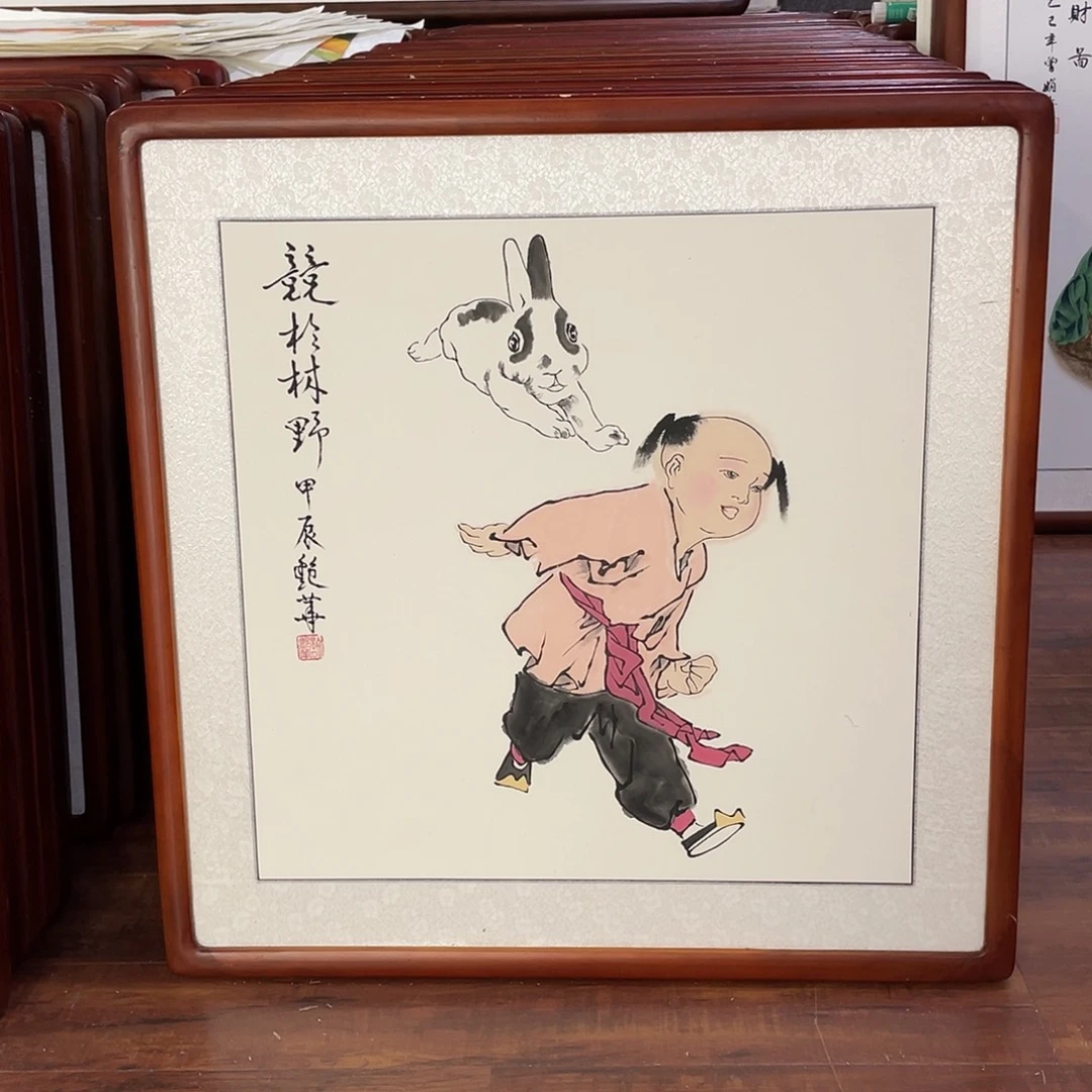 国画带框尺寸63*63厘米