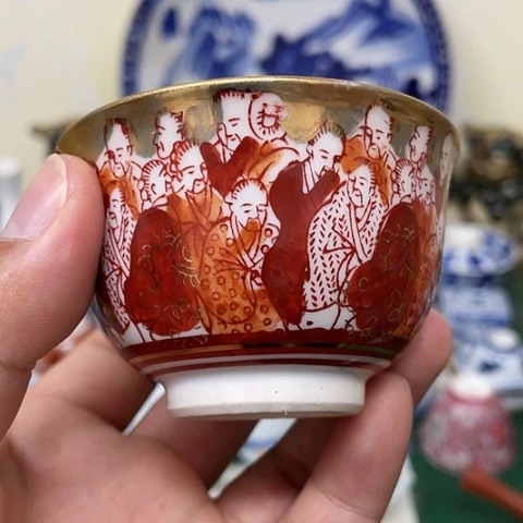 【闪购商品】碟中古工艺品回流瓷器