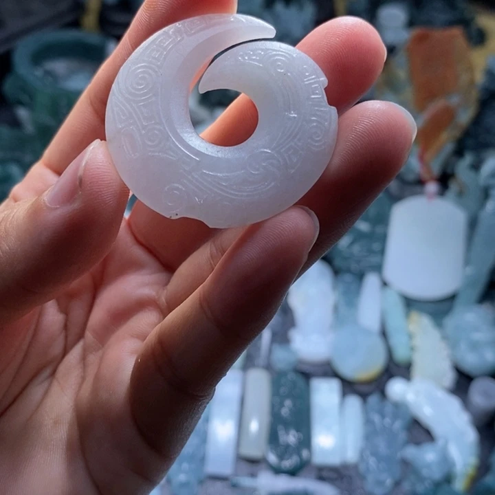 定制翡翠未镶嵌毛