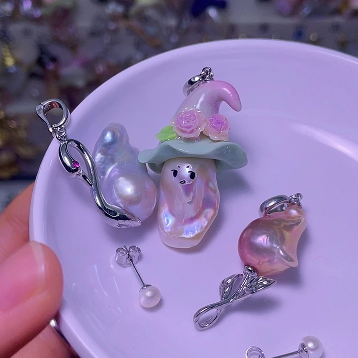 淡水珍珠颈饰合金99