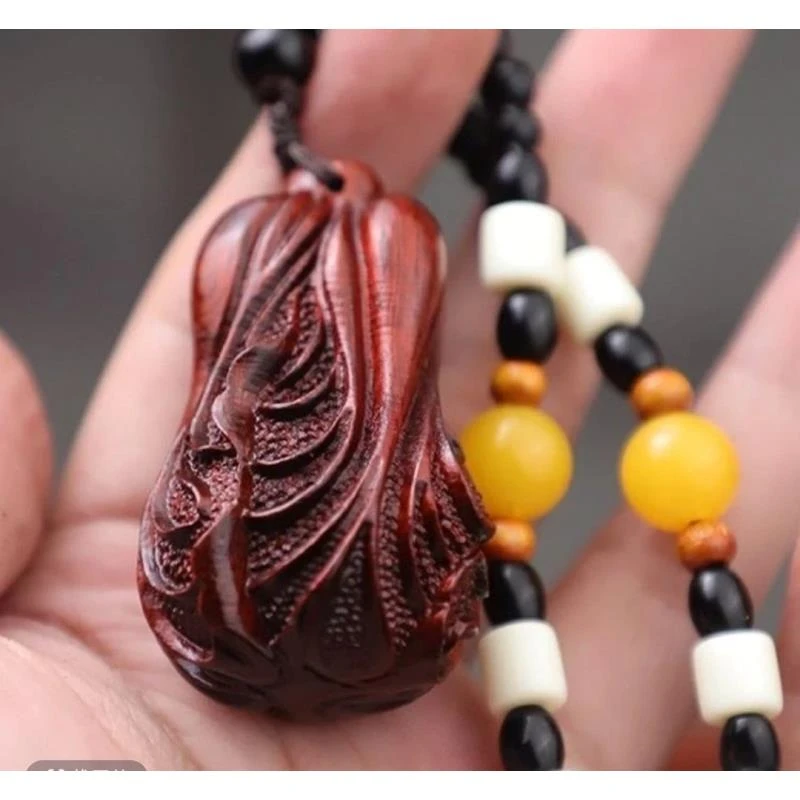 YZ L023 006  精品手串   小叶紫檀白菜(无礼盒)