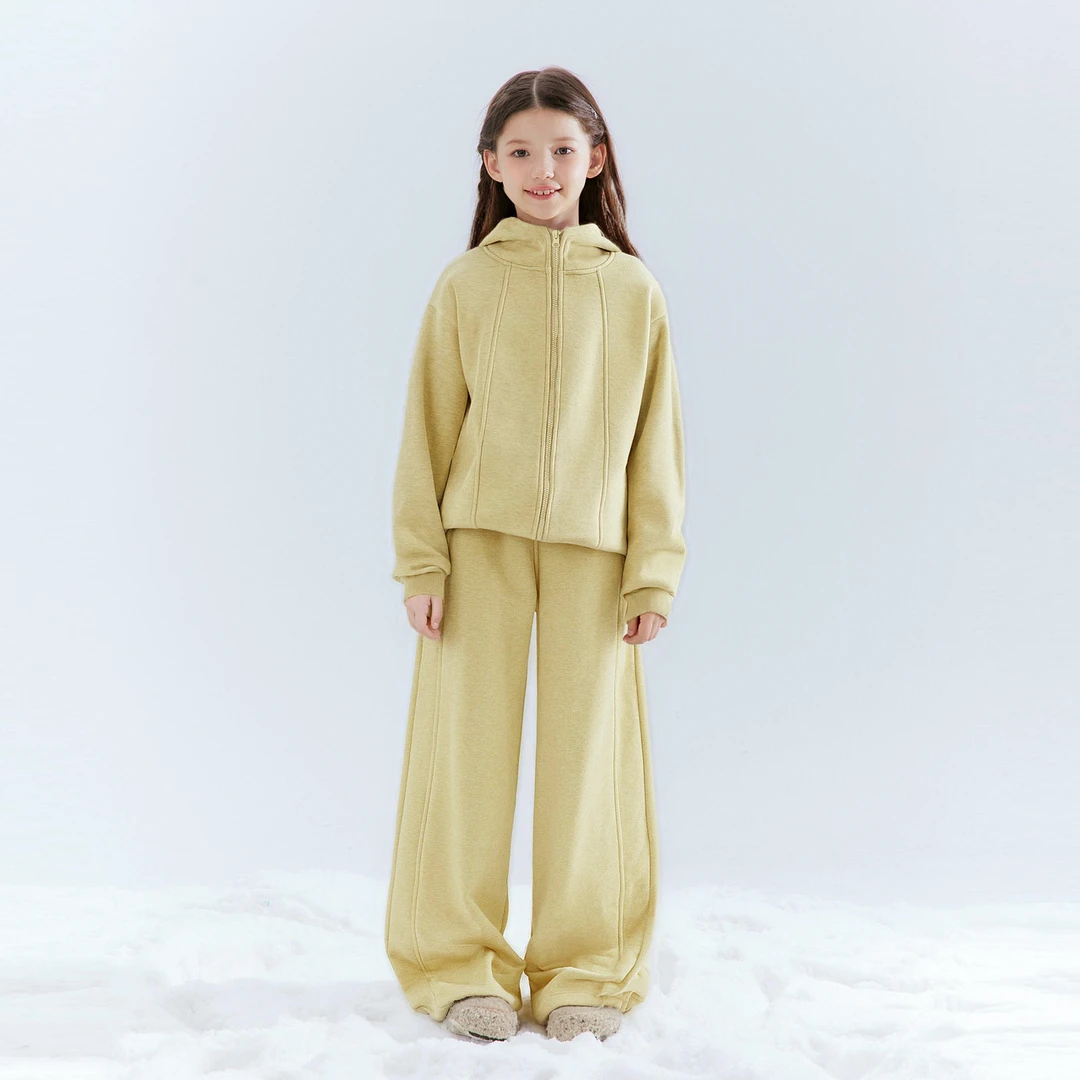 笛莎童装女童秋冬套装儿童休闲运动连帽套装中大童洋气-7M255T103