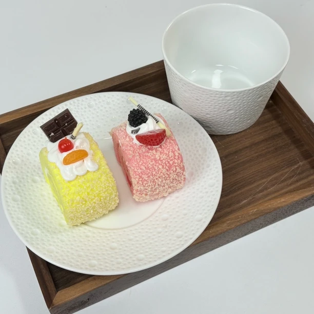 10cm绚丽甜品杯（高白）+17cm杯碟（高白）陶瓷餐具