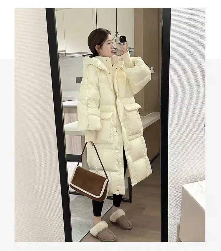冬季新款白鸭绒羽绒服保暖长款时尚百搭8824-12款