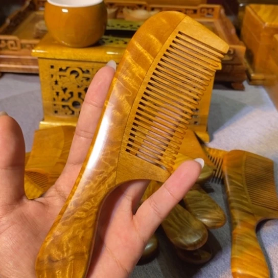 金丝楠金丝楠木小叶梳子