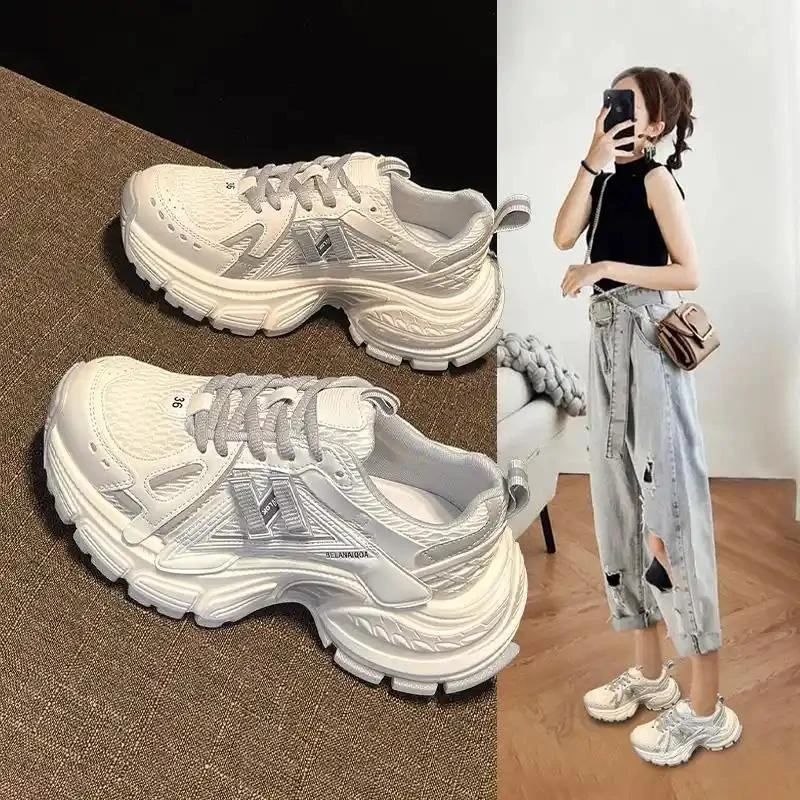 2225 M98 米色 粉色 正品+网纱 内网纱 橡胶发泡底 跟6 108