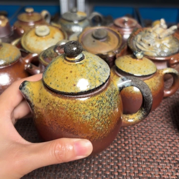 茶杯紫砂彩色龙旦