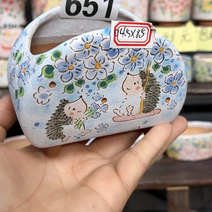 红陶甜**a手工制作多肉花盆